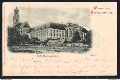 AK Herzogenburg, Stift Herzogenburg mit Garten