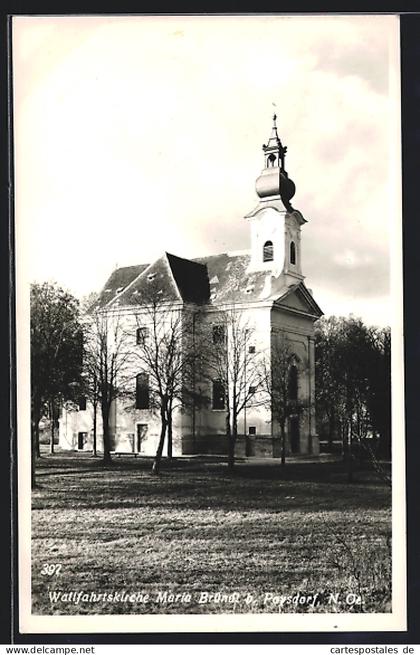 AK Poysdorf /Niederösterreich, Wallfahrtskirche Maria Bründl