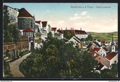 AK Waidhofen a.d. Thaya, an der Südpromenade