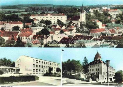 Hollabrunn Weinviertel Niederoesterreich AT Hollabrunn Stadtpanorama Bundesgymna