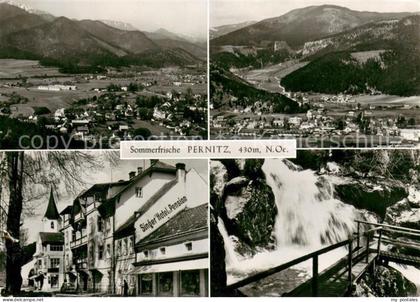 Pernitz Niederoesterreich Gesamtansicht mit Alpenpanorama Hotel Pension Wasserfa