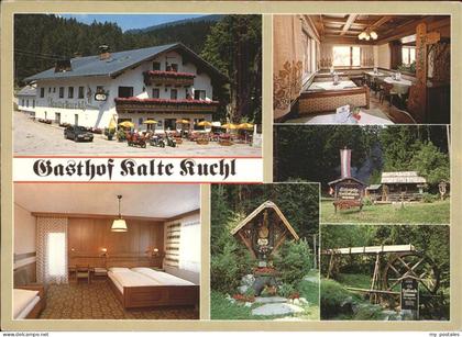 Rohr Gebirge Gasthof zur Kalten Kuchl Grillplatz Wegkreuz Wasserrad