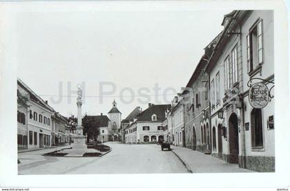 Obdach - Hauptplatz mit Mariensaule - Main Square - Tabak Trafik shop - 79433 - photo - old postcard - Austria - unused