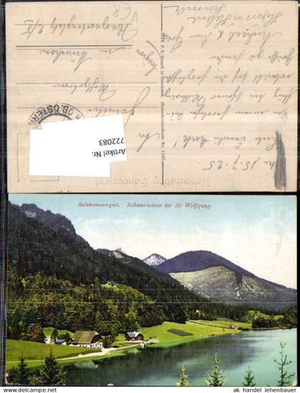 722083 Gmunden Schwarzensee b. St Wolfgang Bez. Gmunden
