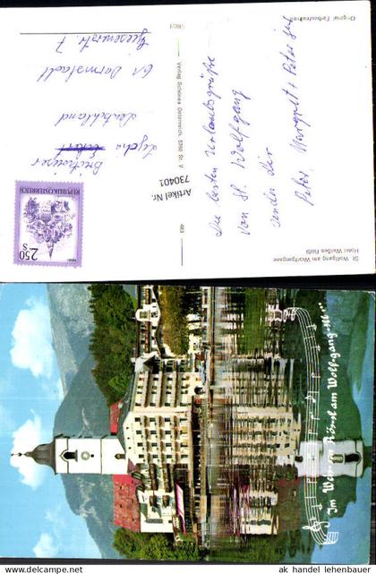 730401 St. Wolfgang Hotel Weißes Rössl Marktgemeinde St. Wolfgang Bez. Gmunden