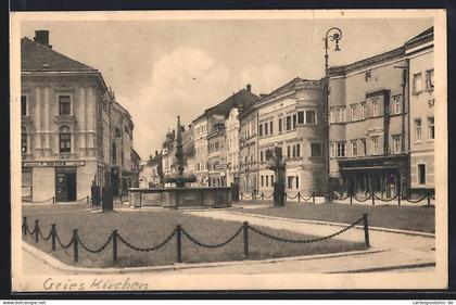 AK Grieskirchen, Blick über den Stadtplatz