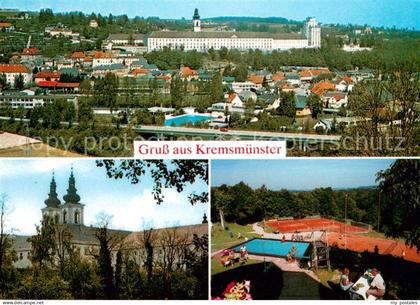 Kremsmuenster Stadtansicht Stift Kremsmuenster Tenniscenter Stadlhuber