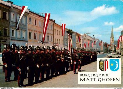 Mattighofen AT Uniformiertes bewaffnetes Buergerkorps Mattighofen Buergergarde