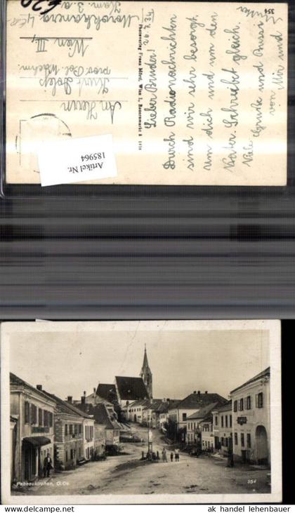 185964,Pabneukirchen Strassenansicht m. Personen
