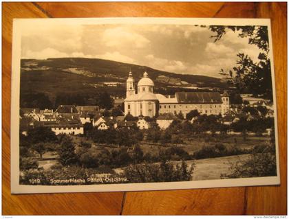POLLAU Sommerfrische Pollau bei Hartberg 1953 to Linz post card AUSTRIA