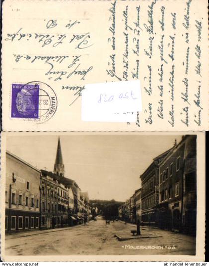 750038 tolle Foto-AK Mauerkirchen bei Ried im Innkreis Hauptplatz