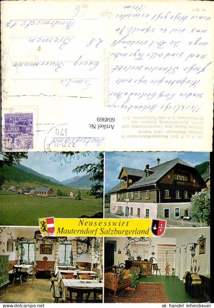 604969,Mehrbild Ak Neusess-Mauterndorf Mauterndorf Neusesswirt