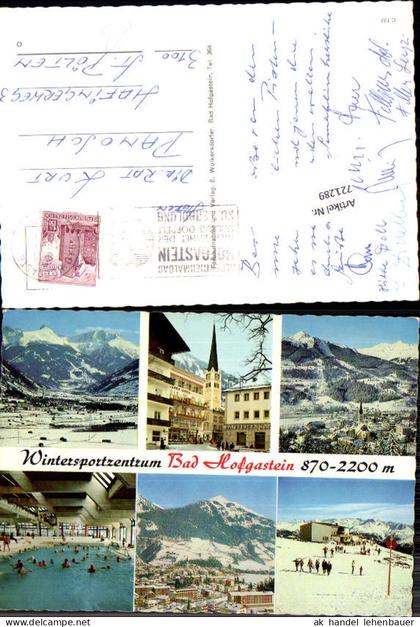 721289 Bad Hofgastein Marktgemeinde Bad Hofgastein Bez. St. Johann im Pongau