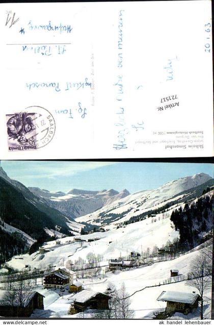721517 Saalbach Saalbach-Hinterglemm Simonshof Zell am See 1963