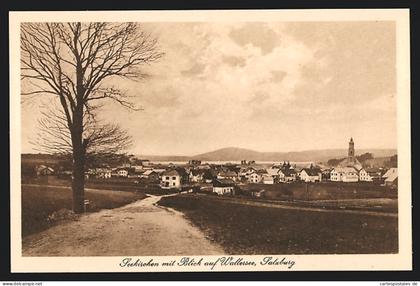 AK Seekirchen, Teilansicht mit Blick auf Wallersee