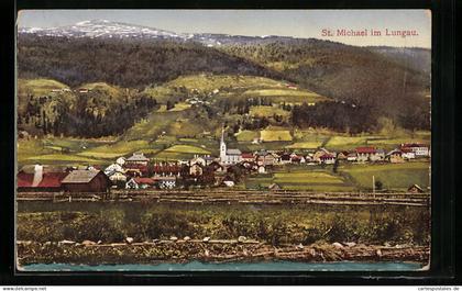 AK St. Michael im Lungau, Ortsansicht mit Umgebung