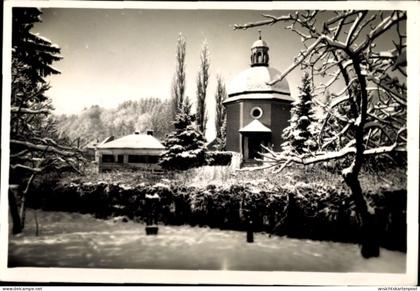 CPA Oberndorf bei Salzburg Österreich, Gedächtniskapelle Weihnachtslied Stille Nacht Heilige Nacht