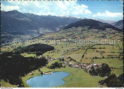 Goldegg Fliegeraufnahme mit See