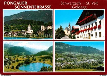 Goldegg St Veit Schwarzach und Boendlsee Landschaftspanorama Alpen