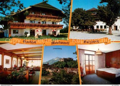 Groedig Gasthof Mostwastl Gaststube Zimmer Untersberg