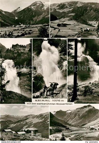 Krimml Alpenpanorama Wasserfaelle