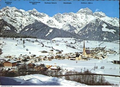 Maria Alm Steinernen Meer Ortsblick mit Alpenpanorama