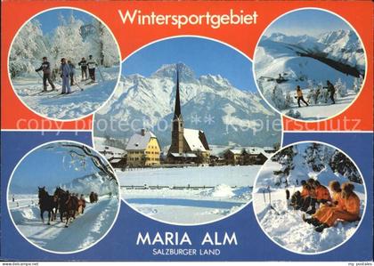 Maria Alm Steinernen Meer Pferdeschlitten Ski