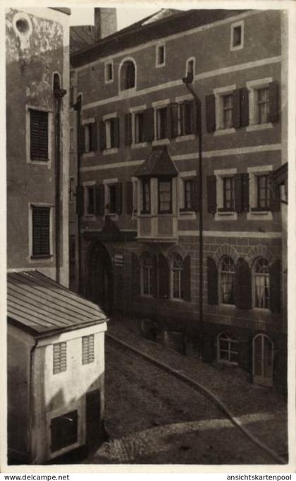 Photo CPA Oberndorf bei Salzburg Österreich, Straße, Wohnhaus
