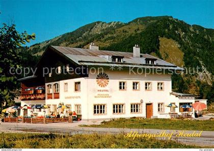 Unken Alpengasthof Heutal Aussenansicht