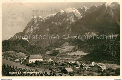 Werfen Salzburg mit Tennengebirge