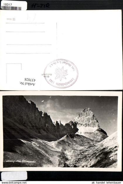 437028,Lamsenjoch im Karwendel b. Vomp Bergkulisse