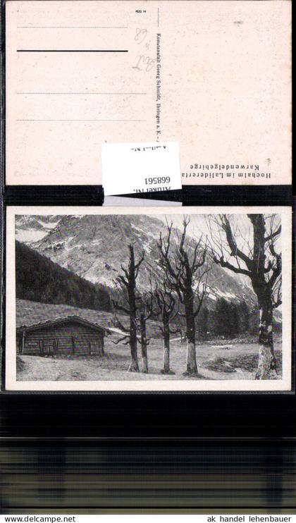 668561,Vomp Hochalm im Laliderertal Karwendelgebirge Lalidersalm