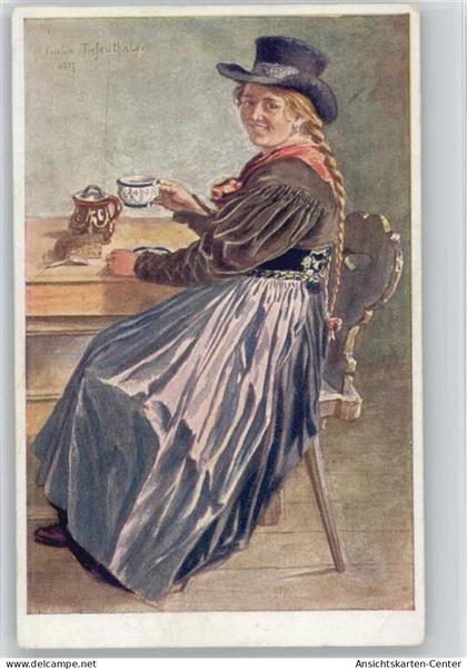 12027066 - Trachten Oesterreich Lechtal -  Kaffee