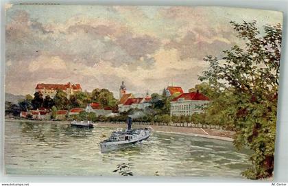 4360 Grein 1920 Lithographie / Künstlerkarte Strudengau - 38244438