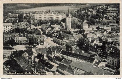 AK Hollabrunn Fliegeraufnahme Ortsansicht Österreich 1941 gelaufen Postkarte