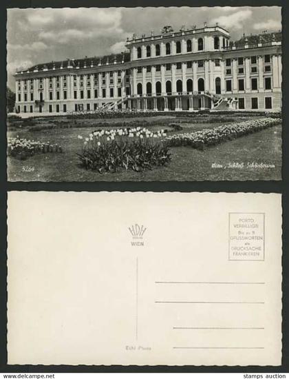 Austria RP Postcard VIENNA CASTLE Schloss Schoenbrunn
