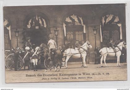 B82177 wien viena austria German kaiser visit front back image