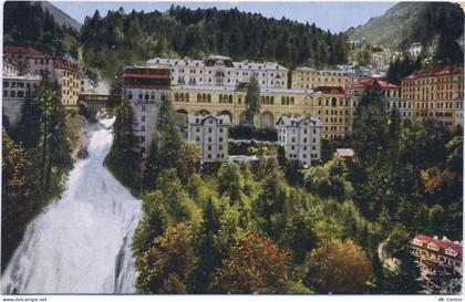 Bad Gastein um 1910-20 - Bad Gastein, Wasserfall/waterfall,Monopol Kunst... - 20053715