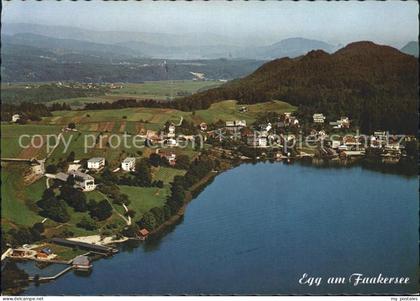 Egg Faakersee Fliegeraufnahme