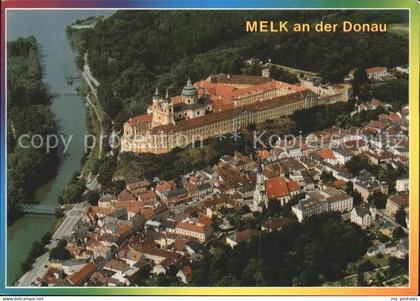 Melk Donau Stift Melk Fliegeraufnahme