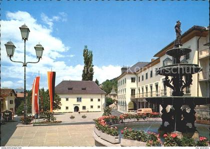 Millstatt Millstaettersee Brunnenpartie