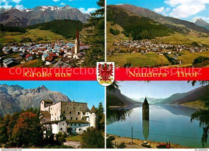 Nauders Tirol Fliegeraufnahme Seepartie