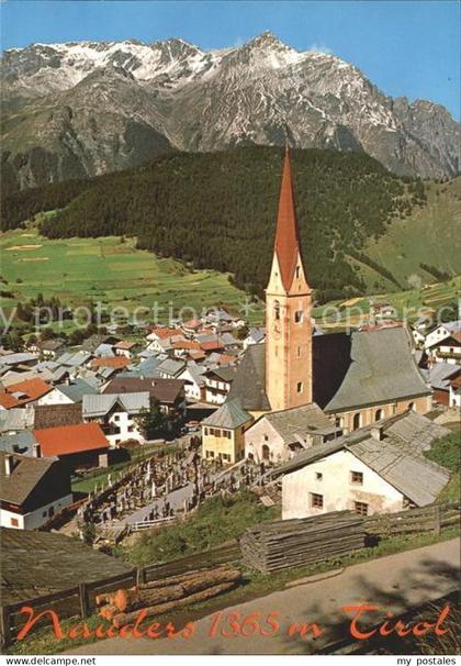 Nauders Tirol Ortsansicht mit Kirche