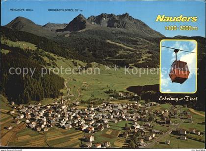 Nauders Tirol Panorama Pengkopf Bergkastelspitze