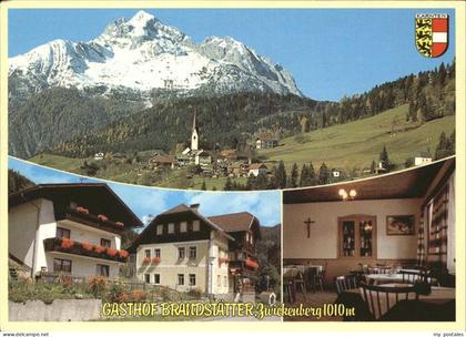 Oberdrauburg Kaernten Gasthof Brandstaetter Kirche Alpenblick Wappen
