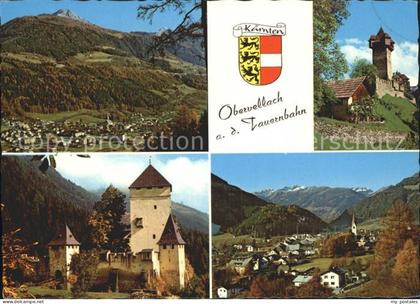Obervellach Kaernten Ferienort Tauernbahn Burg Falkenstein Groppenstein Alpenpan