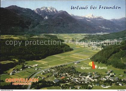 Obervellach Kaernten Fliegeraufnahme