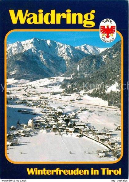 Waidring Tirol Fliegeraufnahme