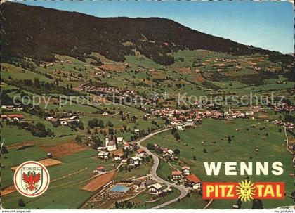 Wenns Pitztal Tirol Fliegeraufnahme