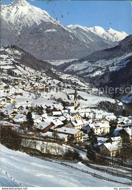 Wenns Pitztal Tirol Winterpanorama Pitztal Hochzeiger Bergbahnen